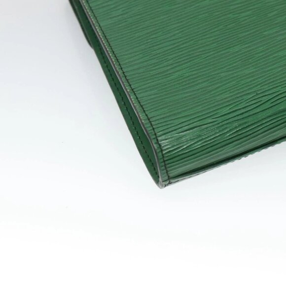 LOUIS VUITTON Epi Art Deco Clutch Bag Green M52634 LV Auth BA2685 - Picture 12 of 16